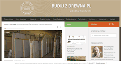 Desktop Screenshot of budujzdrewna.pl