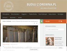 Tablet Screenshot of budujzdrewna.pl